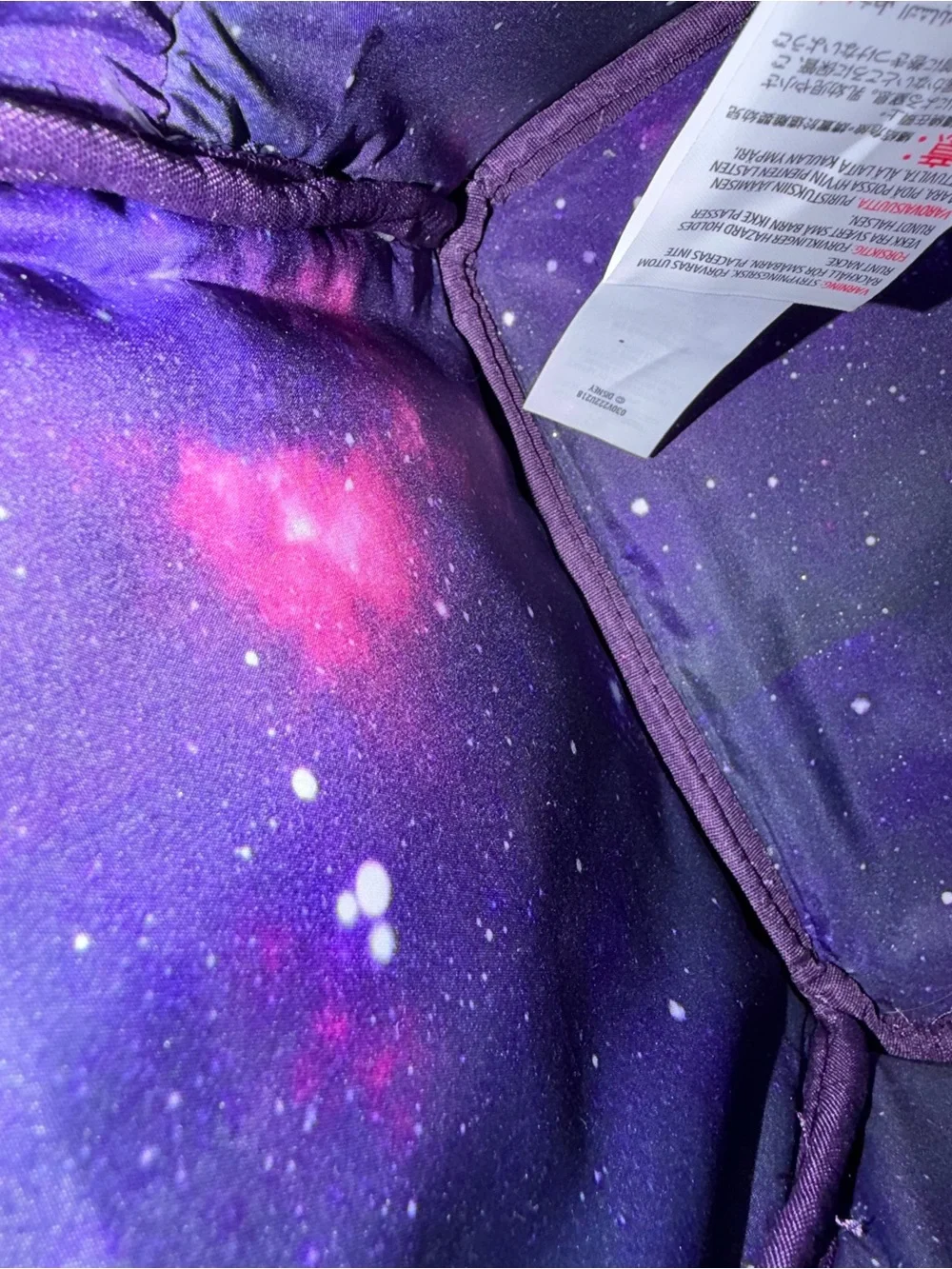 Disney Parks Loungefly Space Mountain Galaxy Mickey Mini Backpack Silver Ears